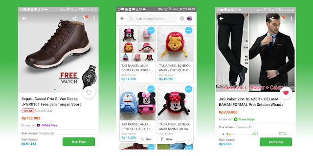 dapat uang dari tokopedia produk by me