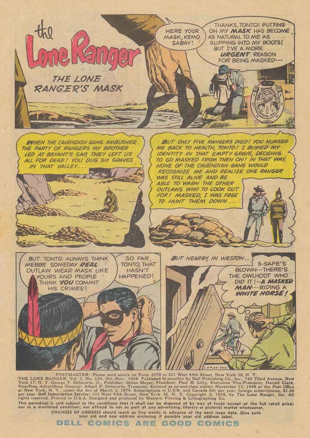 Read online The Lone Ranger (1948) comic -  Issue #124 - 3