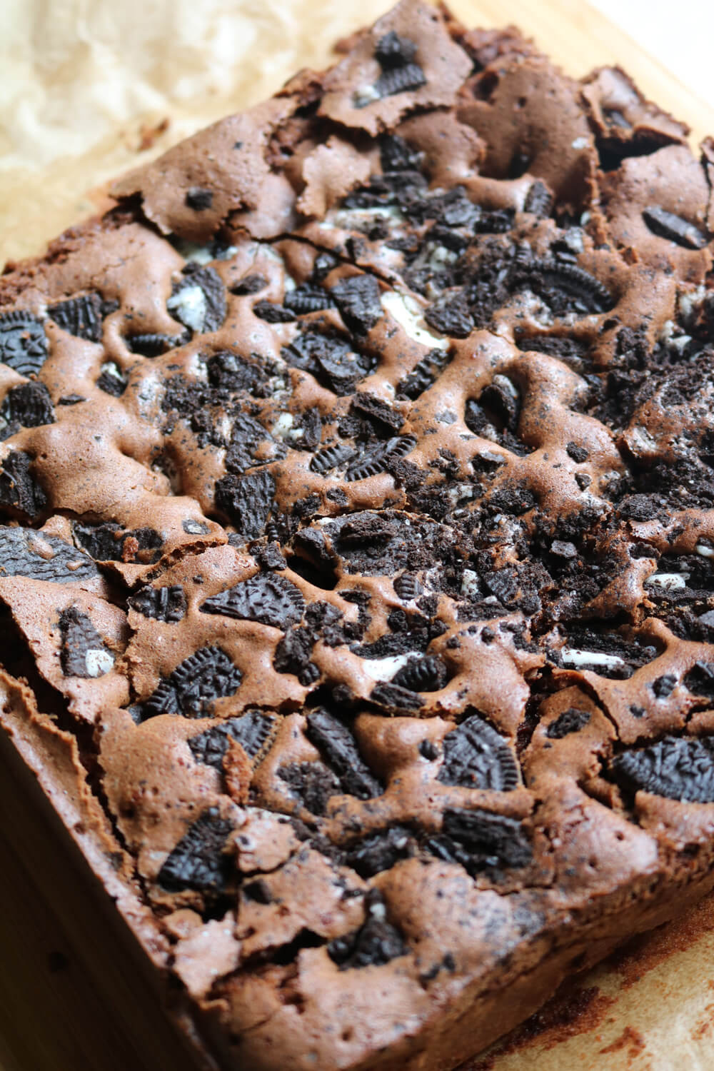 Oreo Fudge Brownies Recipe | Hungry Little Bear
