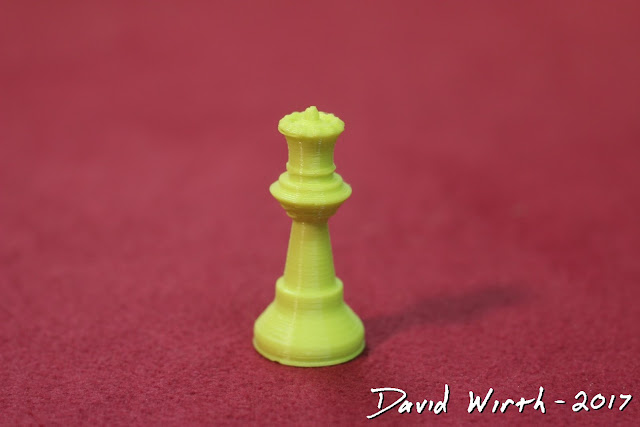 3d print chess piece, custom