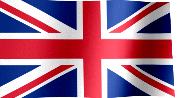 Waving Flag of the United Kingdom (Animated Gif)