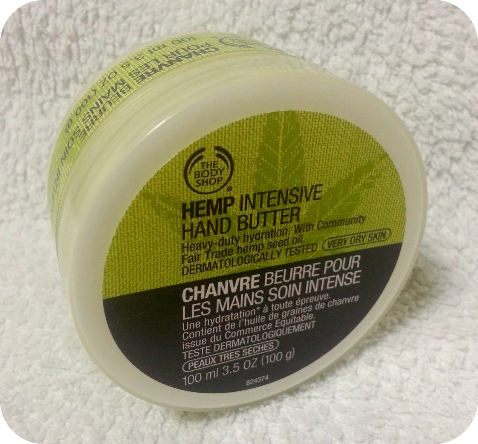 Pink Clouds The Body Shop Hemp Intensive Hand Butter