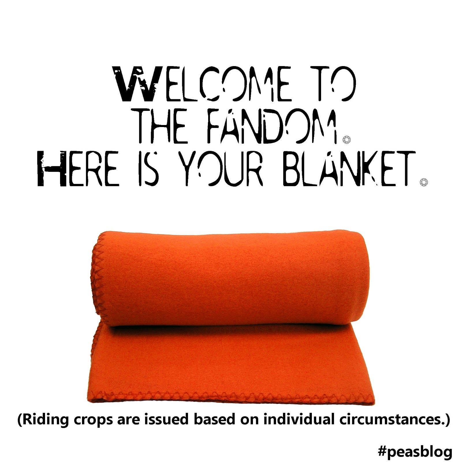 Give Peas a Chance Sherlock Lives, here's your blanket.