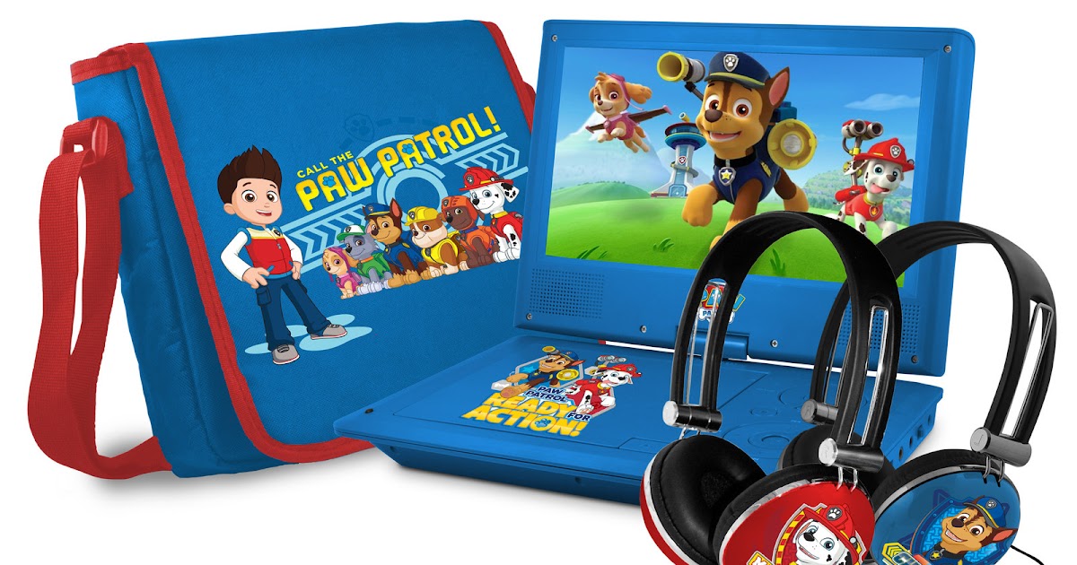 NickALive! Ematic Unveils 9" PAW Patrol Portable DVD Player Bundle