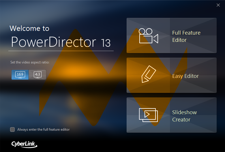 CyberLink PowerDirector 13 CyberLink PowerDirector 13