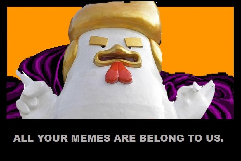 Salisbury News Trump Fans Gleefully Appropriate Trump Chicken For Meme Magic