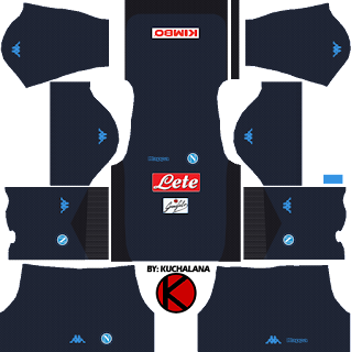 SSC Napoli 2017/18 - Dream League Soccer Kits