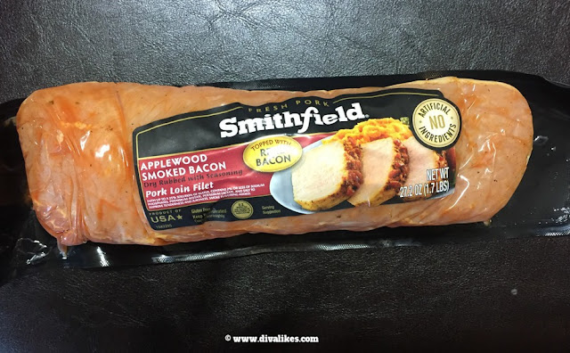 Smithfield Marinated Fresh Applewood Bacon Pork Loin Filet
