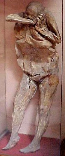 Momia de Guanajuato Foto de una momia aparentemente mujer