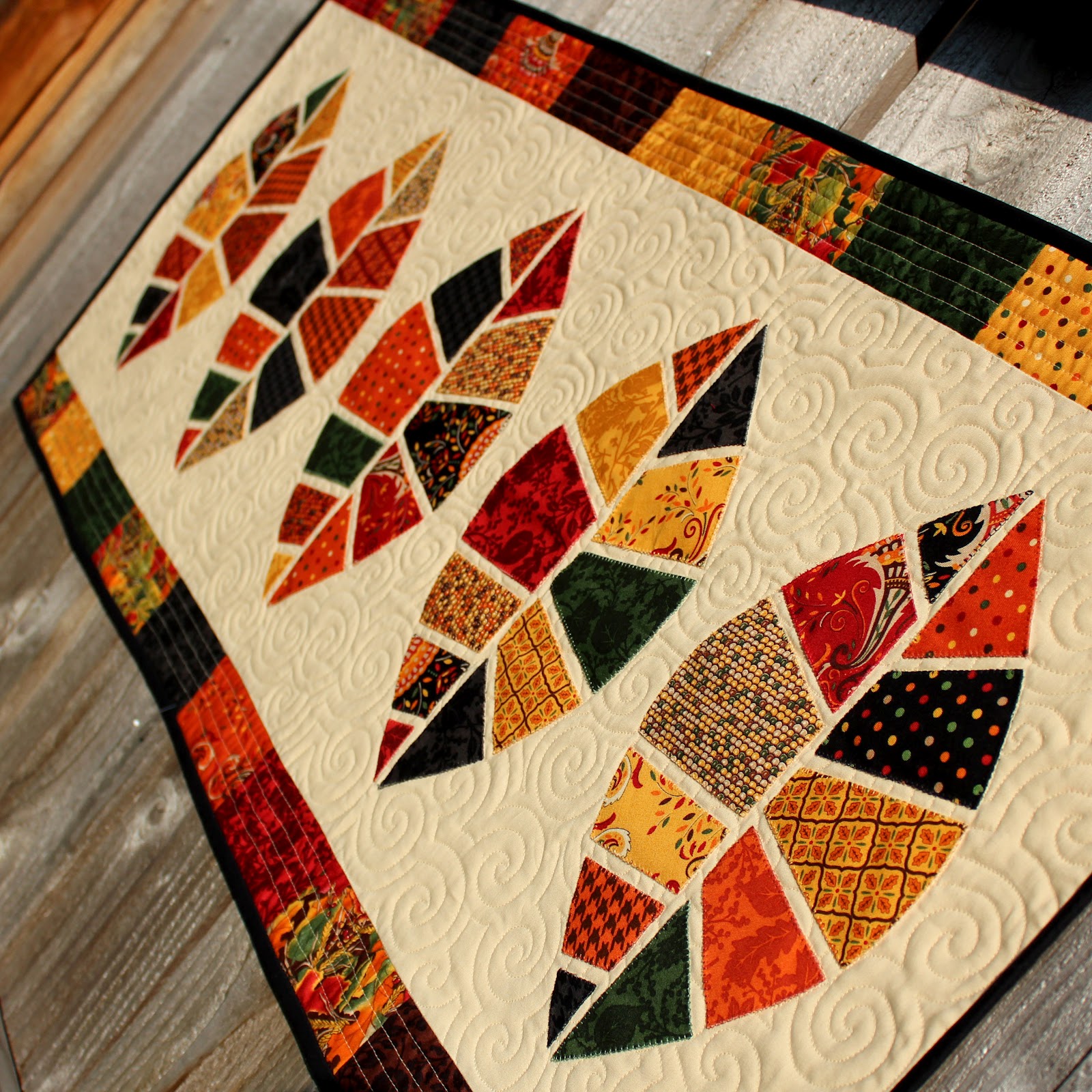 Frivolous Necessity Fallen Leaves Quilt and Pattern