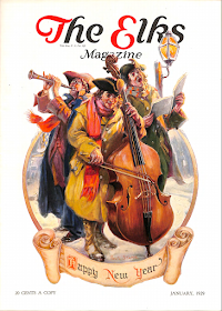 Cover by Paul Stahr for The Elks magazine 1929 January