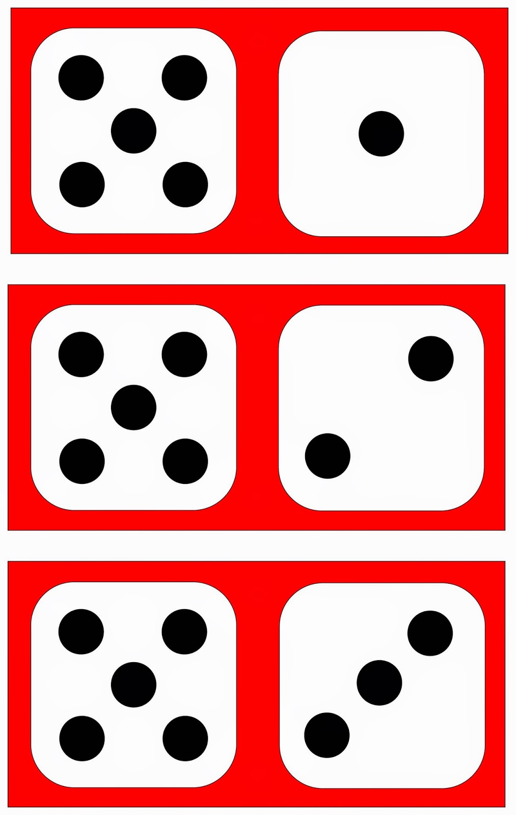 Lernstübchen: Würfelbilder bis 10