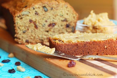 Maple Zucchini Nut Bread by The Sweet Chick
