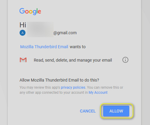 Mengakses Akun Gmail Di Thunderbird7