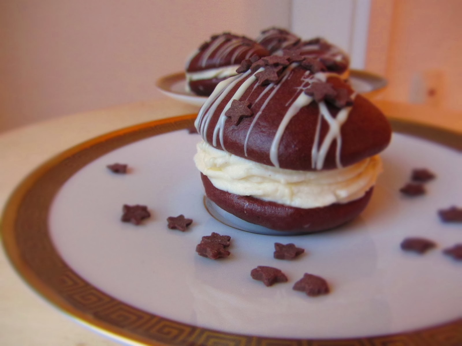 Ina Is(s)t: Weihnachtliche Whoopies mit Vanillecreme