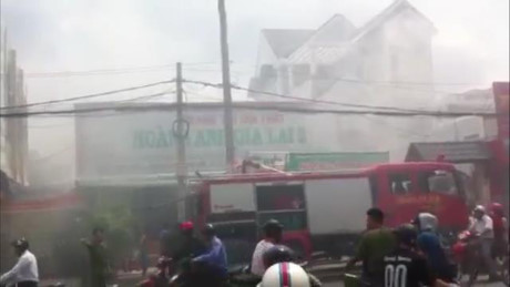 Cháy lớn ở trung tâm Cần Thơ - Ảnh 2 Chay lon o trung tam Can Tho - Anh 2