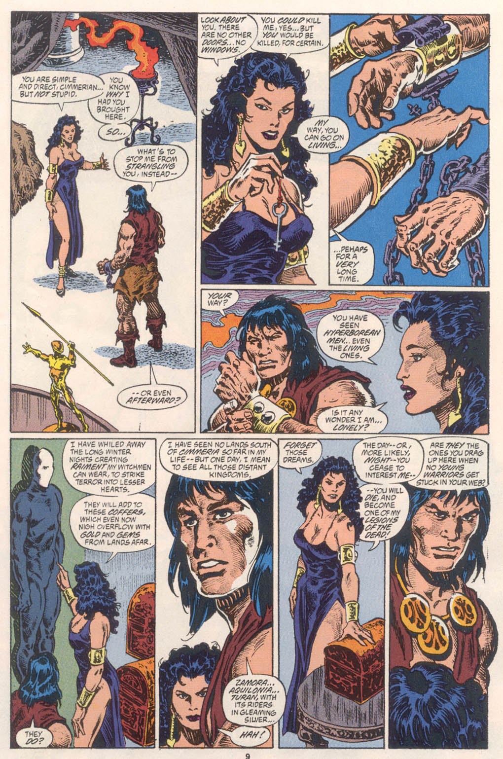 Read online Conan the Barbarian (1970) comic -  Issue #254 - 8