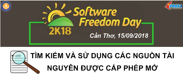 Tìm kiếm và sử dụng các tài nguyên được cấp phép mở