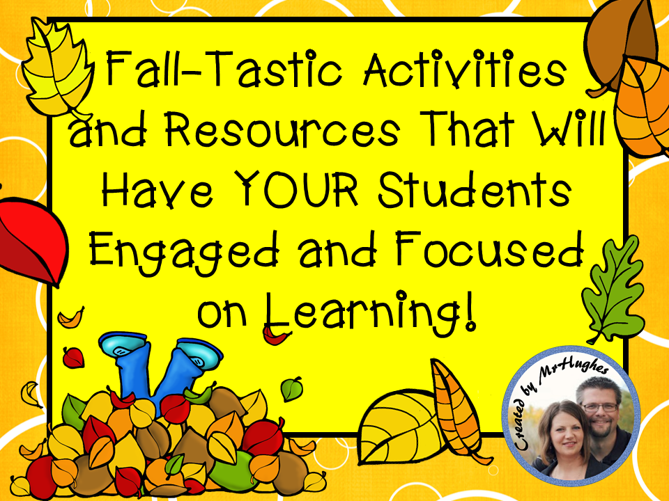 An Educator's Life: FALL-Tastic Ideas and Resources To Boost Your Week!