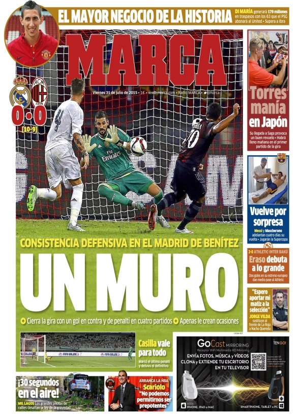 Real Madrid, Marca, "Un muro"