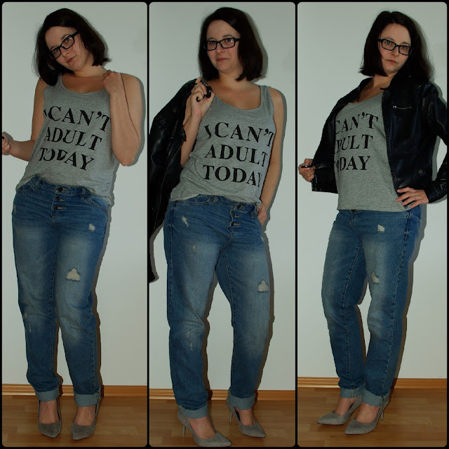 [Fashion] I Can´t Adult Today! Boyfriend Jeans & Print Shirt