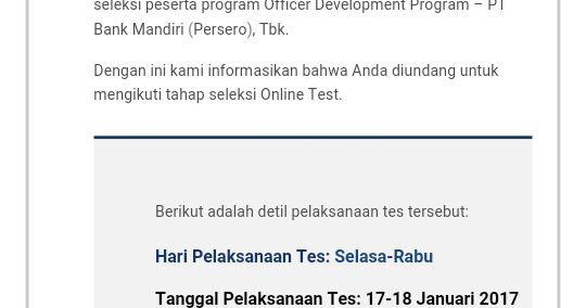 Pengalaman Tes Shl Bank Mandiri Web Guru Edu Pengalaman Tes Shl Bank Mandiri Web Guru Edu
