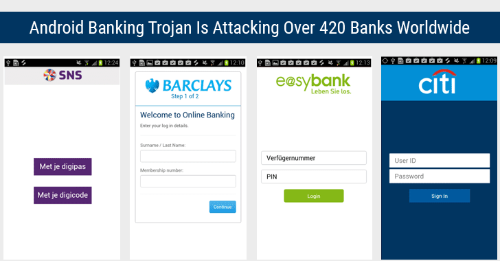 android banking malware
