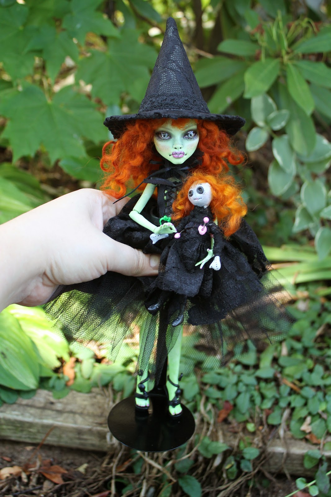Anne Marie Gibbons Monster High Repaints & Customs: Abby Cadabby witch