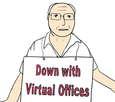 Virtual office services provide fully furnished office space.  They offer telephone service.  They give you internet service.  They pay for your gas and electric. They pay for everything!  How can traditional building owners compete?!
