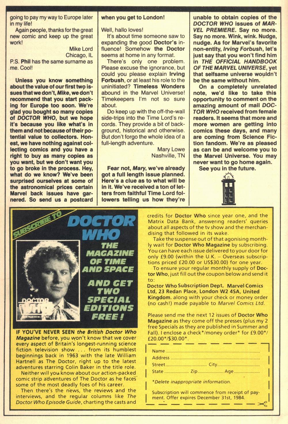 Doctor Who (1984) issue 6 - Page 33