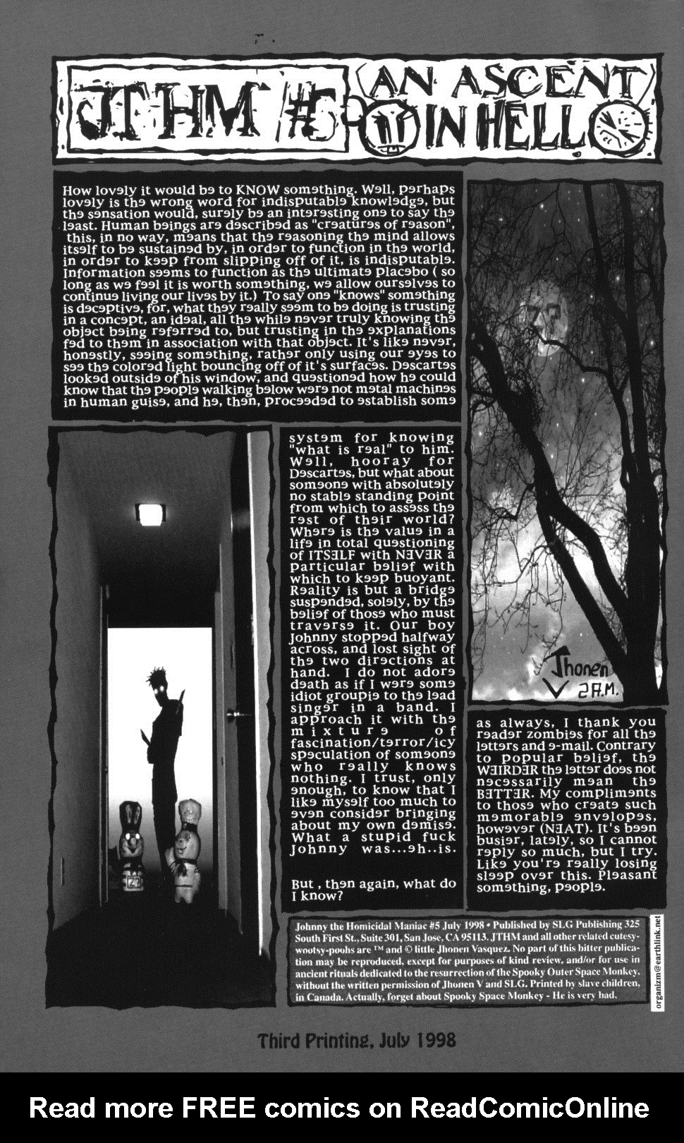 Read online Johnny the Homicidal Maniac comic -  Issue #5 - 2