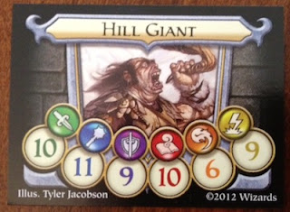 Dungeon monster card - Hill Giant