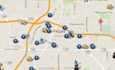 vegas las map crime nv spotcrime