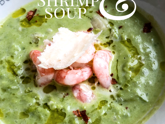 Swedish Cuisine: Peas Soup With Shrimps