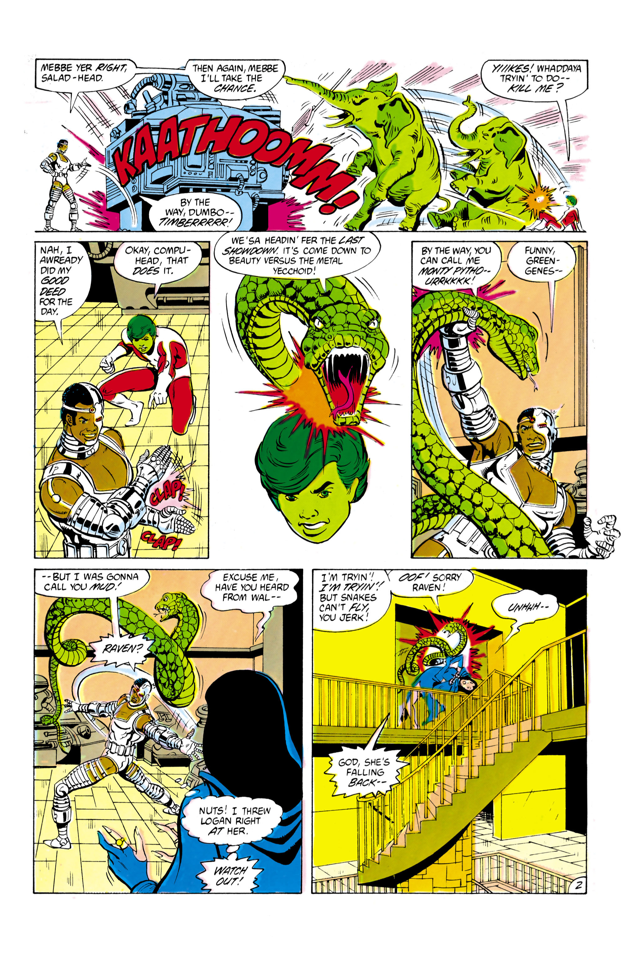Read online The New Teen Titans (1980) comic -  Issue #35 - 3