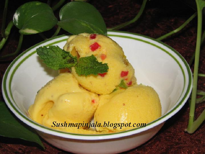 Custard Ice Cream From Sushma's Kitchen