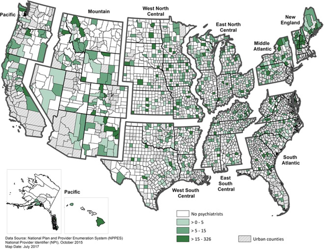 The Rural Blog Study reveals extent of mental health professional