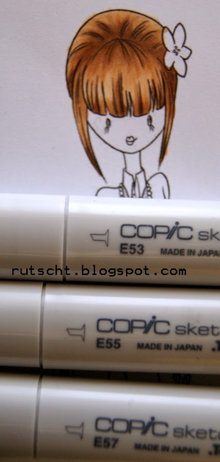 Pintando el cabello con Rotuladores Copic