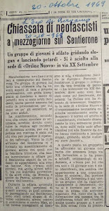 L' ECO DI BERGAMO 20 OTTOBRE 1969