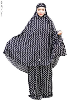 Model Mukena Monochrome Bahan Katun Rayon Model Mukena Monochrome Bahan Katun Rayon