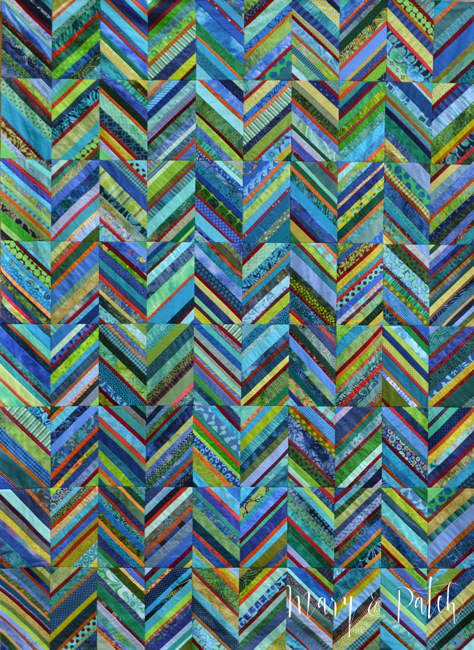 New Zigzag String Quilt Pattern!! Mary & Patch