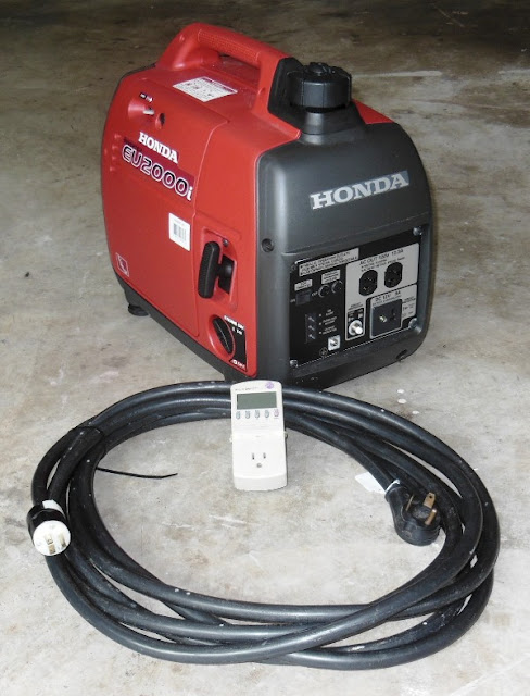 Living Prepared ---: Honda 2000i Generator Test Run for 2015 Hurricane