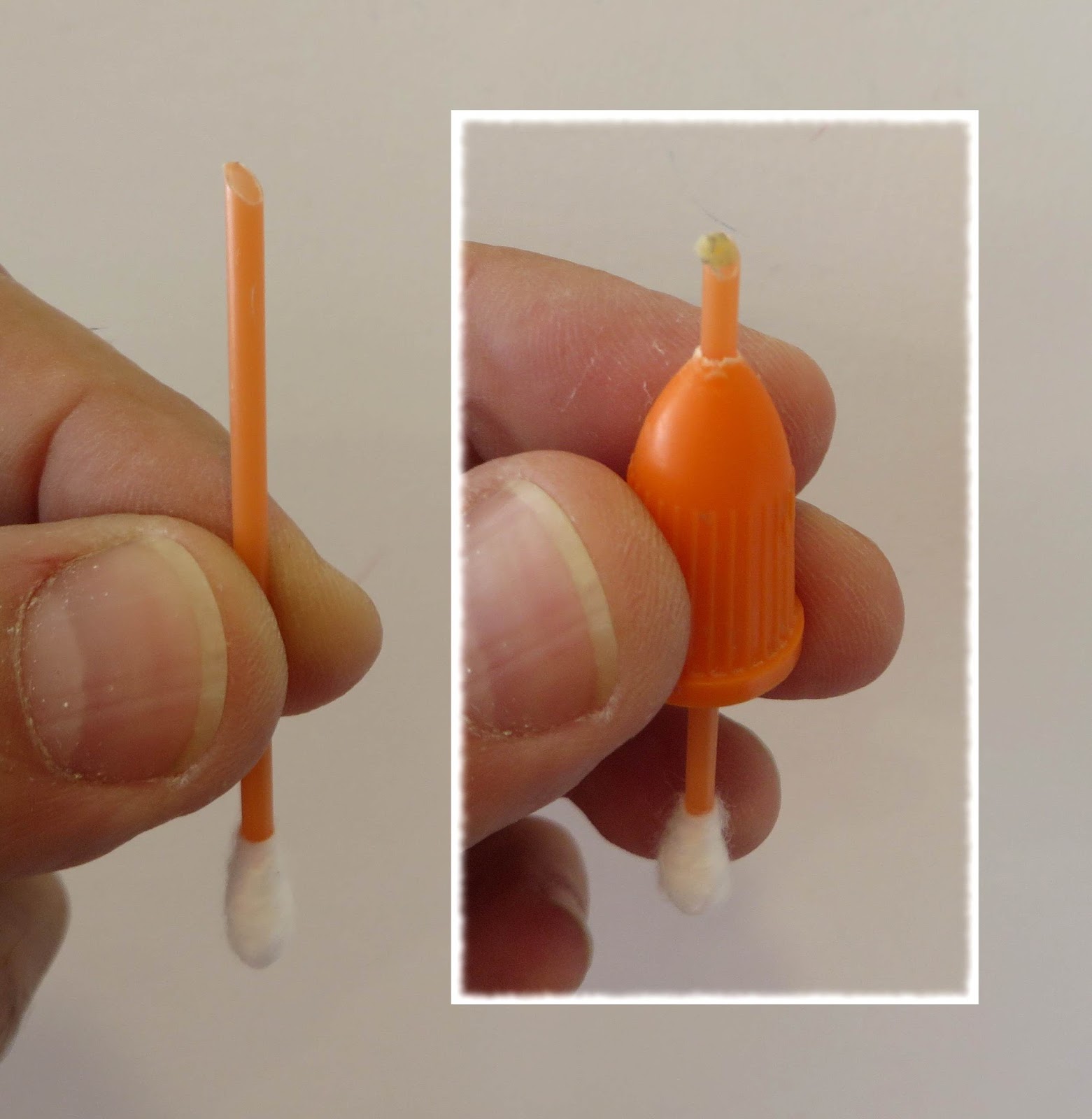 Model Rocket Building Clearing a Glue Nozzle TIP