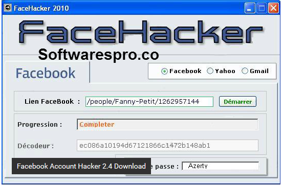 Facebook hacker download for windows 7
