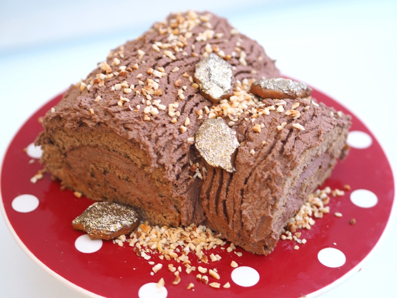 Gingerbread Yule Log Recipe Katie Kirk Loves