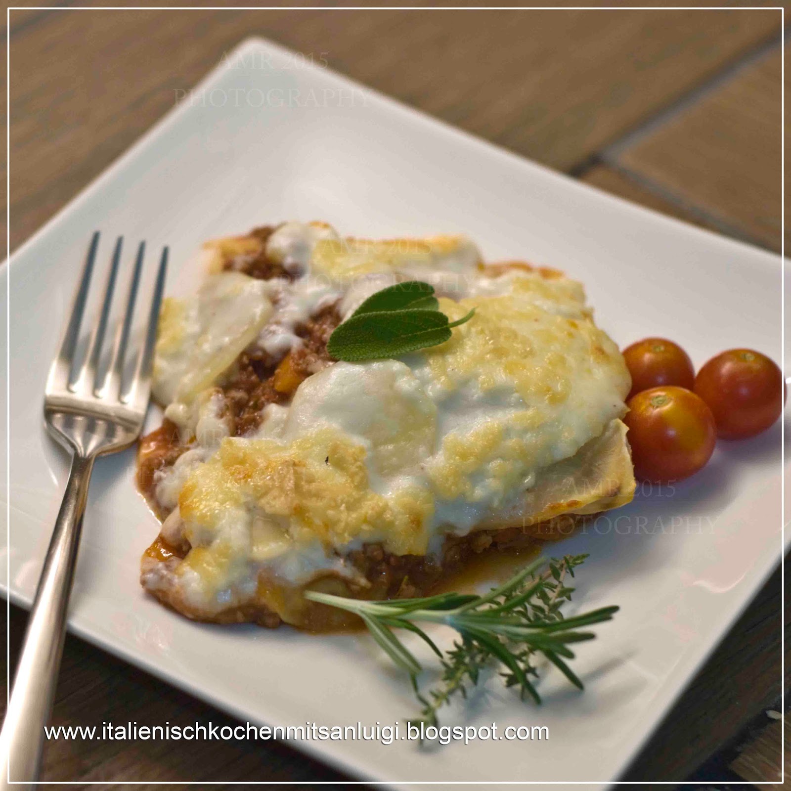 Kochen mit San Luigi: Kartoffel- Lasagne Kochen mit San Luigi: Kartoffel- Lasagne