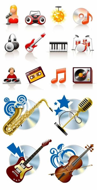 Musical Theme Icons & Elements