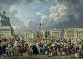 Une Exécution Capitale, Place de la Révolution by Pierre-Antoine Demachy, 1793
