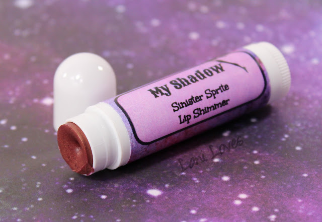Notoriously Morbid Sinister Sprite Lip Shimmer - My Shadow Swatches & Review