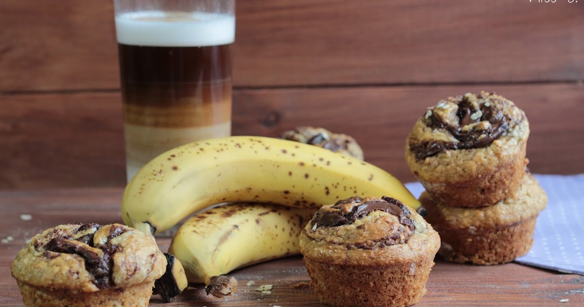 Miss Blueberrymuffin&amp;#39;s kitchen: Frühstücksmuffins mit Nutella und Banane
